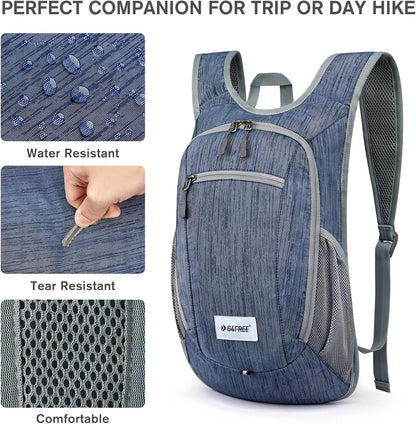 10L/15L Hiking Backpack Lightweight Packable Hiking Daypack Small Travel Outdoor Foldable Shoulder Bag