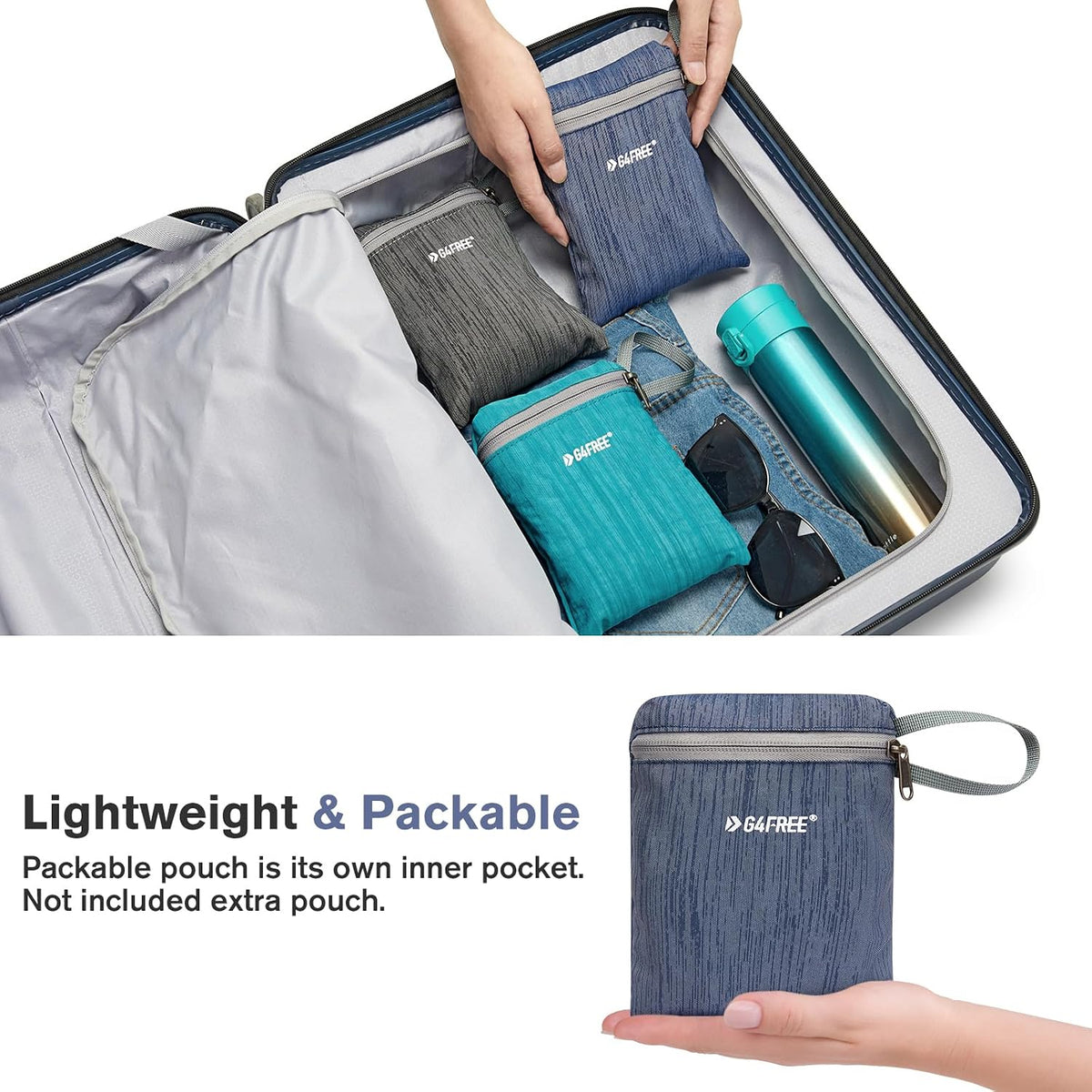 10L/15L Hiking Backpack Lightweight Packable Hiking Daypack Small Travel Outdoor Foldable Shoulder Bag