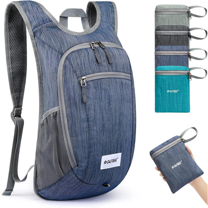 10L/15L Hiking Backpack Lightweight Packable Hiking Daypack Small Travel Outdoor Foldable Shoulder Bag