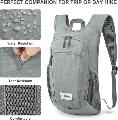 10L/15L Hiking Backpack Lightweight Packable Hiking Daypack Small Travel Outdoor Foldable Shoulder Bag