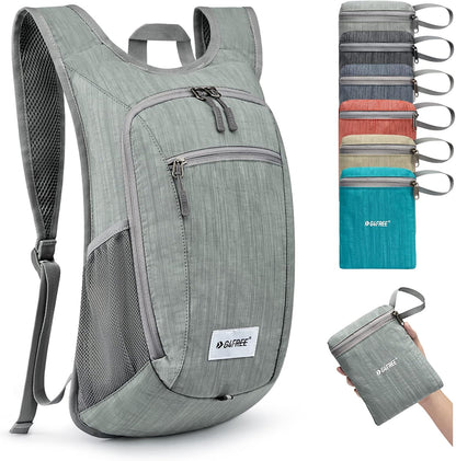 10L/15L Hiking Backpack Lightweight Packable Hiking Daypack Small Travel Outdoor Foldable Shoulder Bag