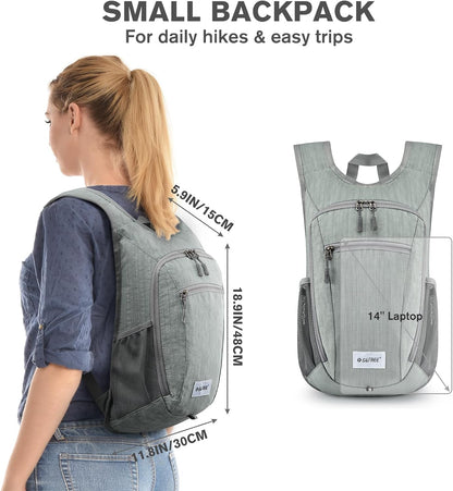 10L/15L Hiking Backpack Lightweight Packable Hiking Daypack Small Travel Outdoor Foldable Shoulder Bag