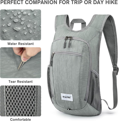 10L/15L Hiking Backpack Lightweight Packable Hiking Daypack Small Travel Outdoor Foldable Shoulder Bag
