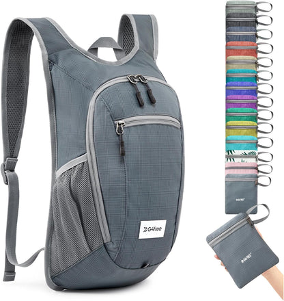 10L/15L Hiking Backpack Lightweight Packable Hiking Daypack Small Travel Outdoor Foldable Shoulder Bag