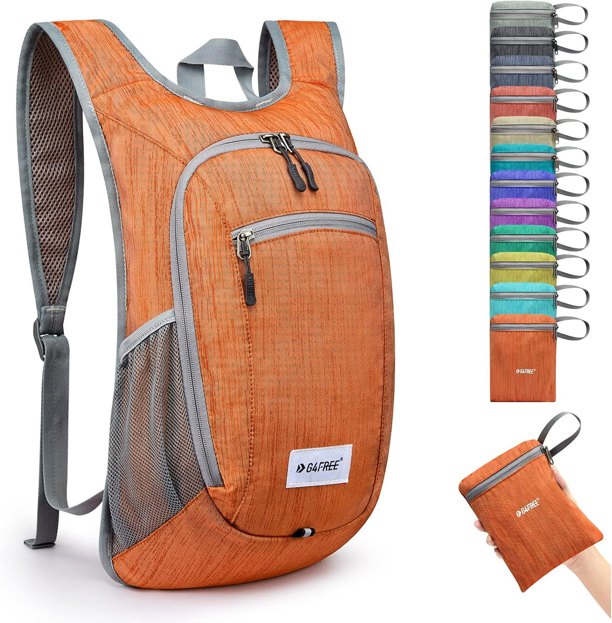 10L/15L Hiking Backpack Lightweight Packable Hiking Daypack Small Travel Outdoor Foldable Shoulder Bag