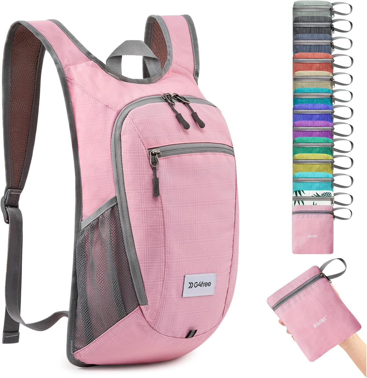 10L/15L Hiking Backpack Lightweight Packable Hiking Daypack Small Travel Outdoor Foldable Shoulder Bag