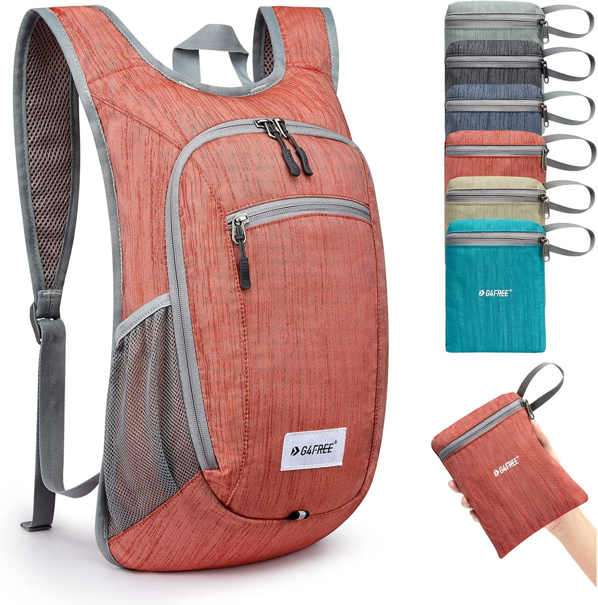 10L/15L Hiking Backpack Lightweight Packable Hiking Daypack Small Travel Outdoor Foldable Shoulder Bag
