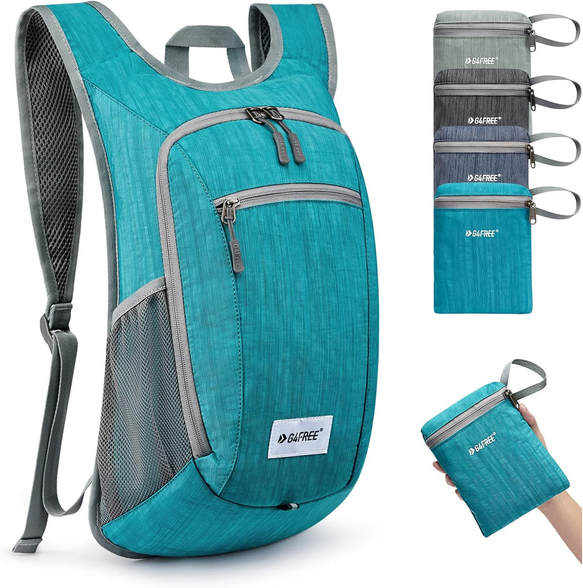 10L/15L Hiking Backpack Lightweight Packable Hiking Daypack Small Travel Outdoor Foldable Shoulder Bag