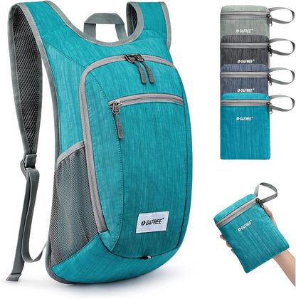 10L/15L Hiking Backpack Lightweight Packable Hiking Daypack Small Travel Outdoor Foldable Shoulder Bag