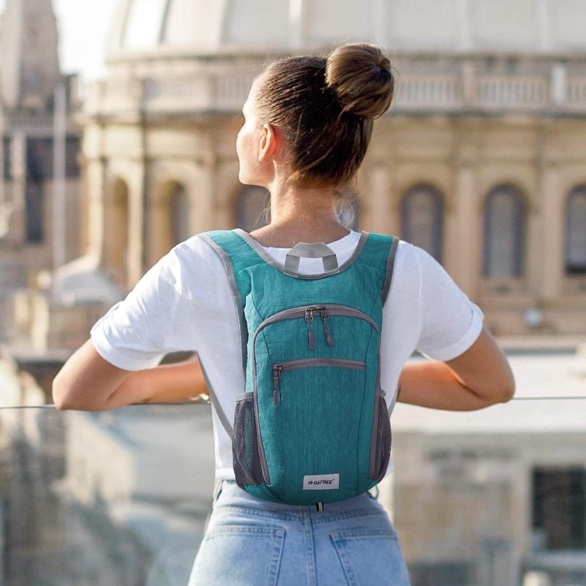 10L/15L Hiking Backpack Lightweight Packable Hiking Daypack Small Travel Outdoor Foldable Shoulder Bag