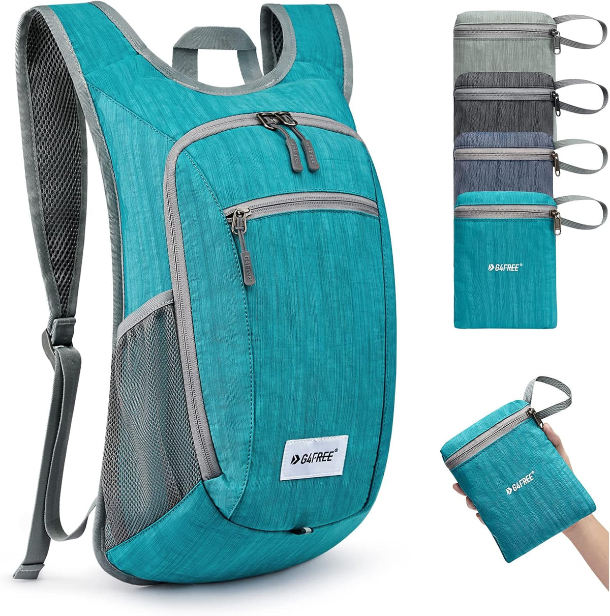 10L/15L Hiking Backpack Lightweight Packable Hiking Daypack Small Travel Outdoor Foldable Shoulder Bag