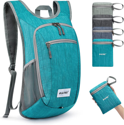 10L/15L Hiking Backpack Lightweight Packable Hiking Daypack Small Travel Outdoor Foldable Shoulder Bag
