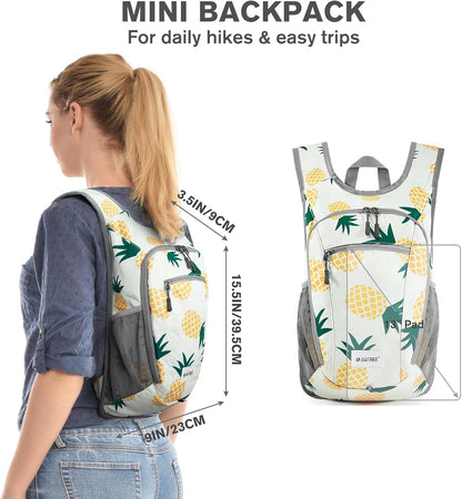 10L/15L Hiking Backpack Lightweight Packable Hiking Daypack Small Travel Outdoor Foldable Shoulder Bag