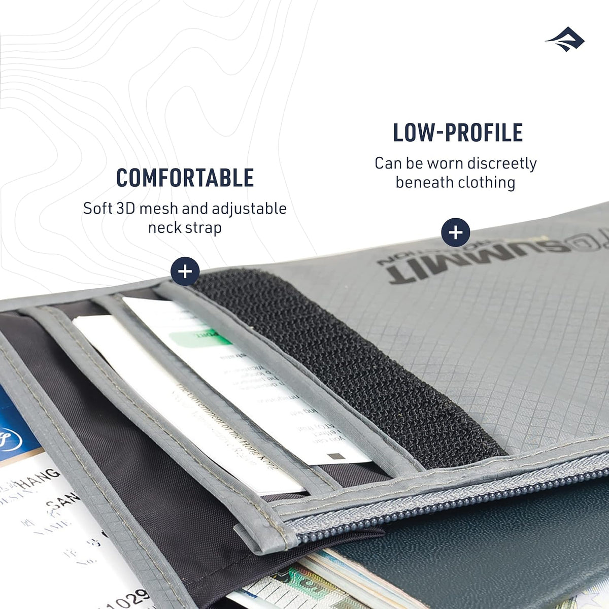 Travelling Light Neck Pouch RFID