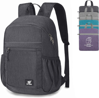 Anti Theft Hiking Backpack, 20L RFID Packable Travel Daypack, Lightweight Foldable Back Pack for Walking Daytrip