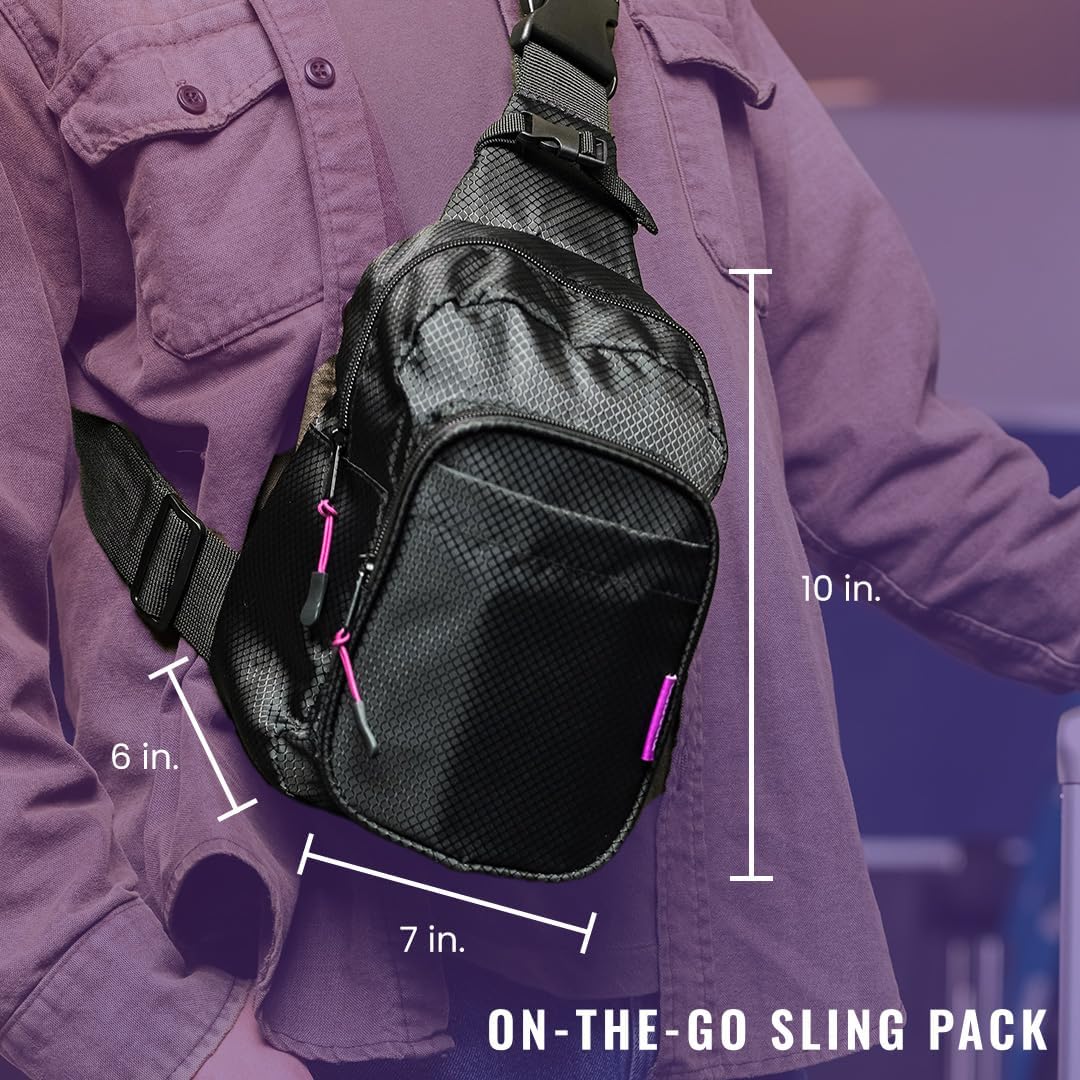 On-The-Go-Sling Pack - Black
