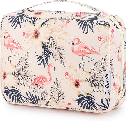 Hanging Toiletry Bag with Sturdy Hook - Large Portable Cosmetic Makeup Travel Organizer for Men & Women