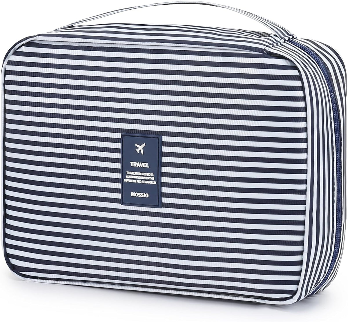 Hanging Toiletry Bag with Sturdy Hook - Large Portable Cosmetic Makeup Travel Organizer for Men & Women