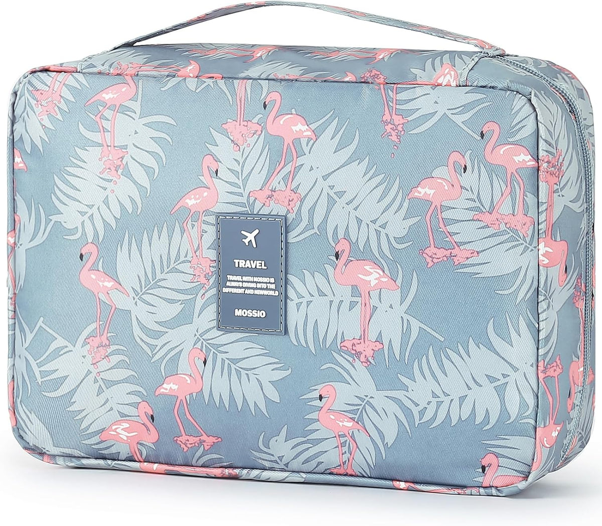 Hanging Toiletry Bag with Sturdy Hook - Large Portable Cosmetic Makeup Travel Organizer for Men & Women