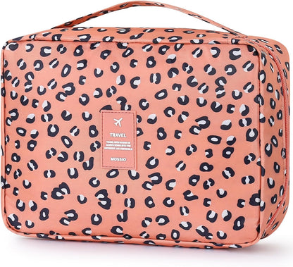 Hanging Toiletry Bag with Sturdy Hook - Large Portable Cosmetic Makeup Travel Organizer for Men & Women