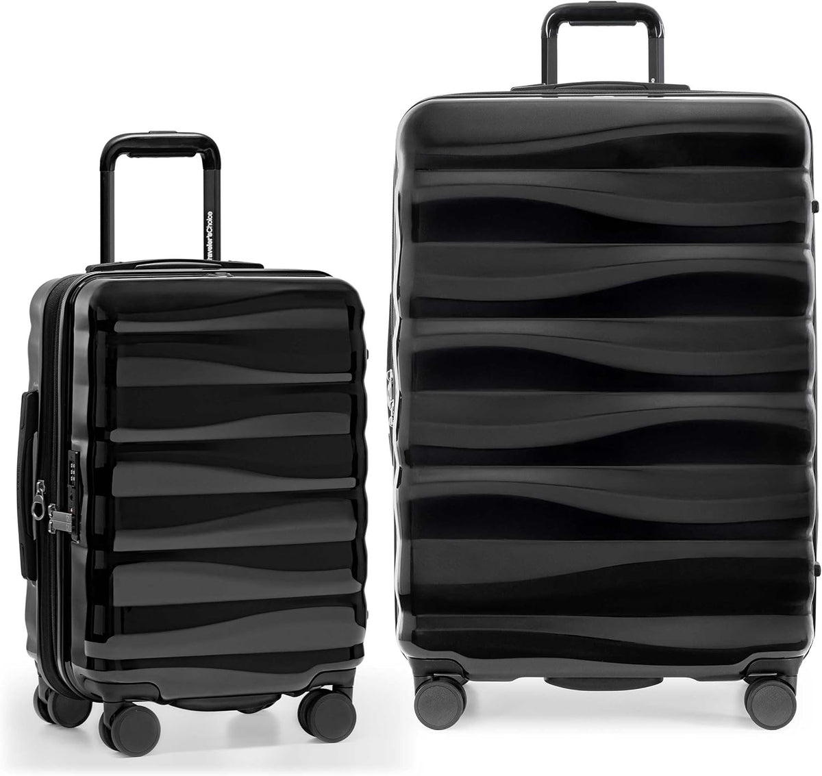 Edinburgh II Hardside Spinner Luggage, TSA Lock, Blue, 21" Carry-on