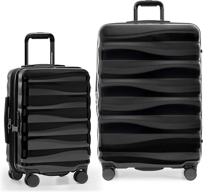 Edinburgh II Hardside Spinner Luggage, TSA Lock, Blue, 21" Carry-on