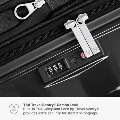 Edinburgh II Hardside Spinner Luggage, TSA Lock, Blue, 21" Carry-on