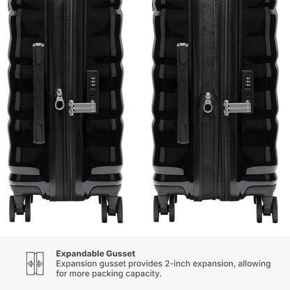 Edinburgh II Hardside Spinner Luggage, TSA Lock, Blue, 21" Carry-on