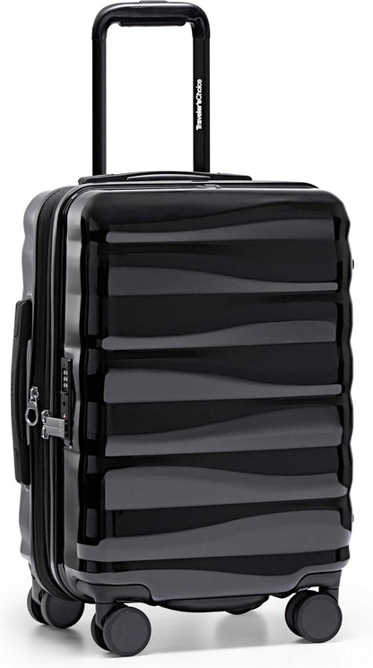 Edinburgh II Hardside Spinner Luggage, TSA Lock, Blue, 21" Carry-on
