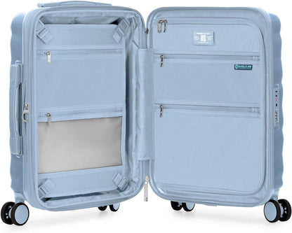 Edinburgh II Hardside Spinner Luggage, TSA Lock, Blue, 21" Carry-on