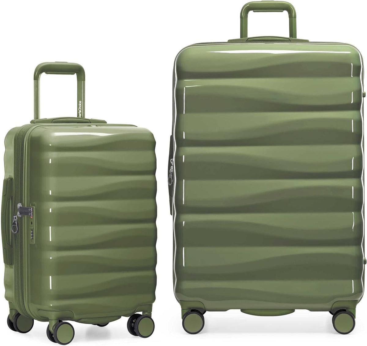 Edinburgh II Hardside Spinner Luggage, TSA Lock, Blue, 21" Carry-on