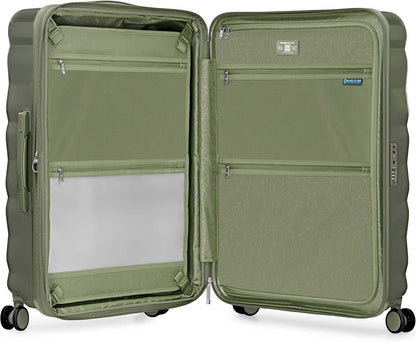Edinburgh II Hardside Spinner Luggage, TSA Lock, Blue, 21" Carry-on