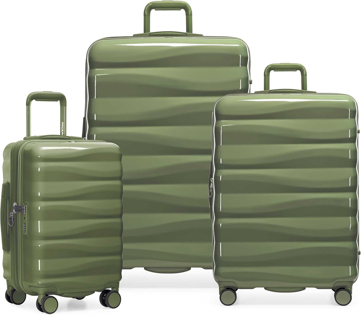 Edinburgh II Hardside Spinner Luggage, TSA Lock, Blue, 21" Carry-on
