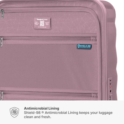 Edinburgh II Hardside Spinner Luggage, TSA Lock, Blue, 21" Carry-on