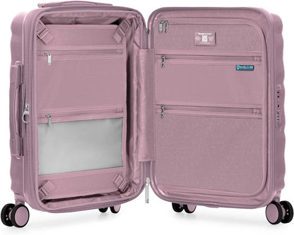 Edinburgh II Hardside Spinner Luggage, TSA Lock, Blue, 21" Carry-on