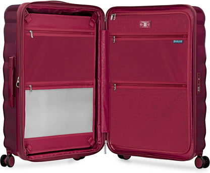 Edinburgh II Hardside Spinner Luggage, TSA Lock, Blue, 21" Carry-on