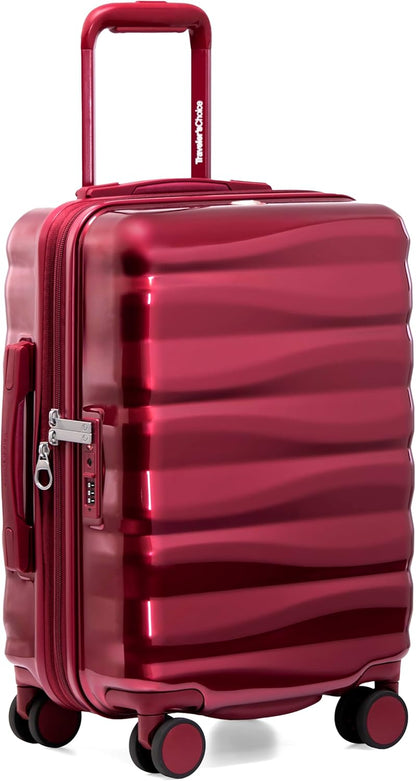 Edinburgh II Hardside Spinner Luggage, TSA Lock, Blue, 21" Carry-on