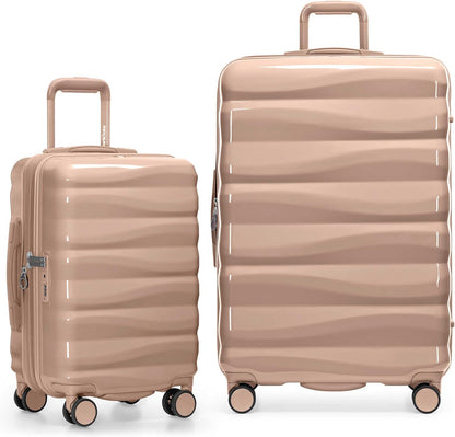 Edinburgh II Hardside Spinner Luggage, TSA Lock, Blue, 21" Carry-on