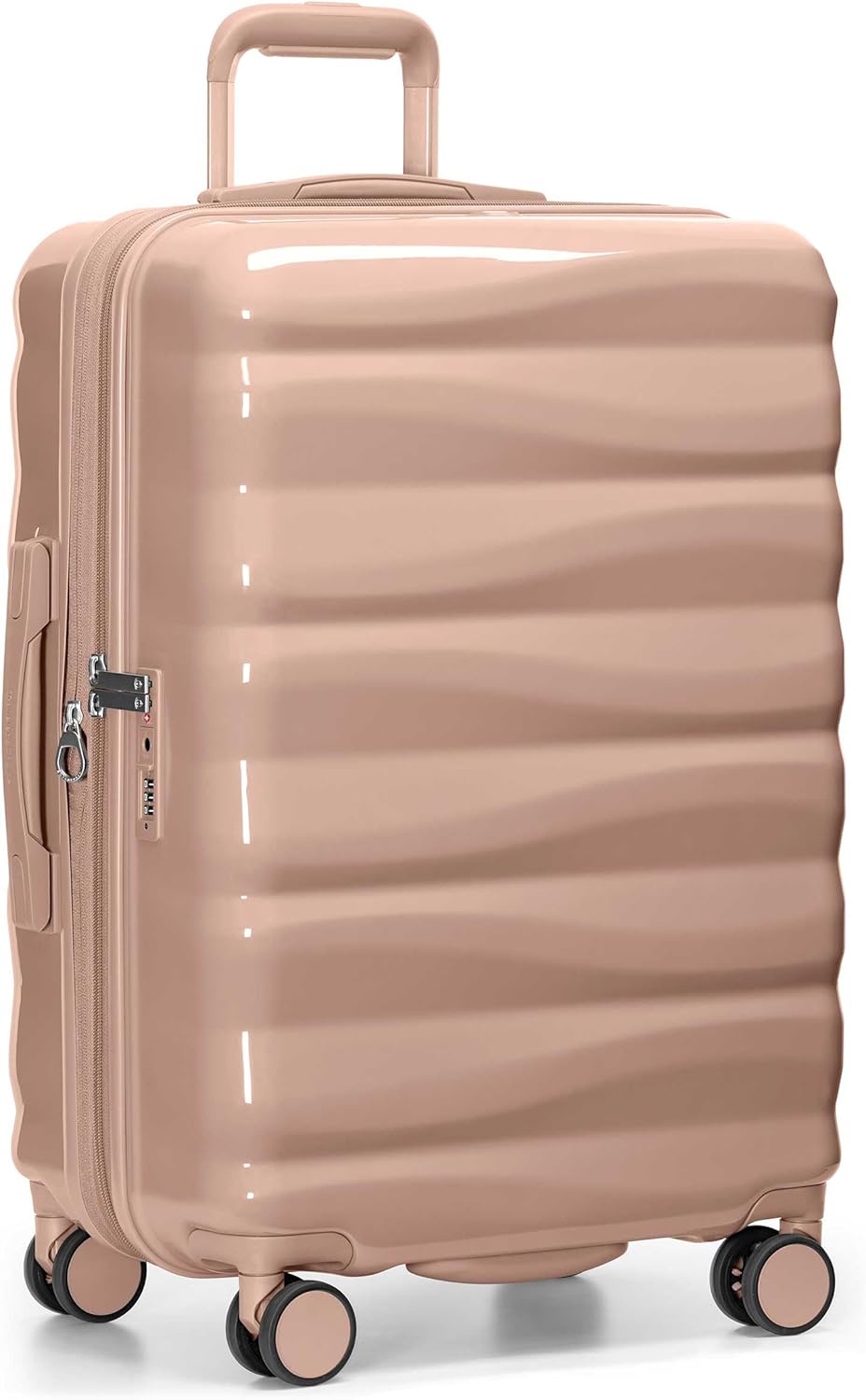 Edinburgh II Hardside Spinner Luggage, TSA Lock, Blue, 21" Carry-on
