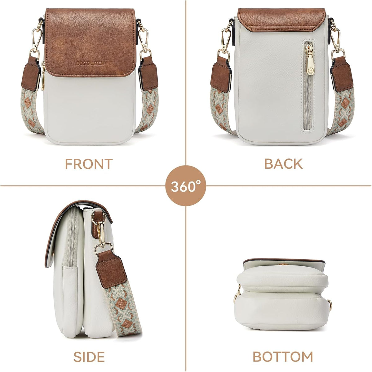Crossbody Bags for Women Cell Phone Purse Leather Wallet Handbags with Card Slots