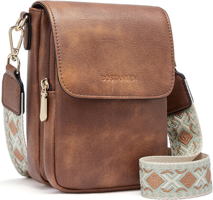 Crossbody Bags for Women Cell Phone Purse Leather Wallet Handbags with Card Slots