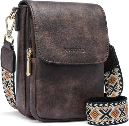 Crossbody Bags for Women Cell Phone Purse Leather Wallet Handbags with Card Slots