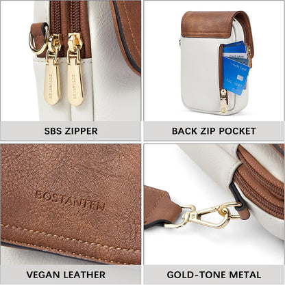 Crossbody Bags for Women Cell Phone Purse Leather Wallet Handbags with Card Slots