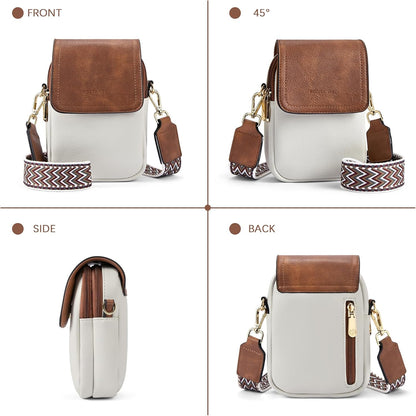 Crossbody Bags for Women Cell Phone Purse Leather Wallet Handbags with Card Slots