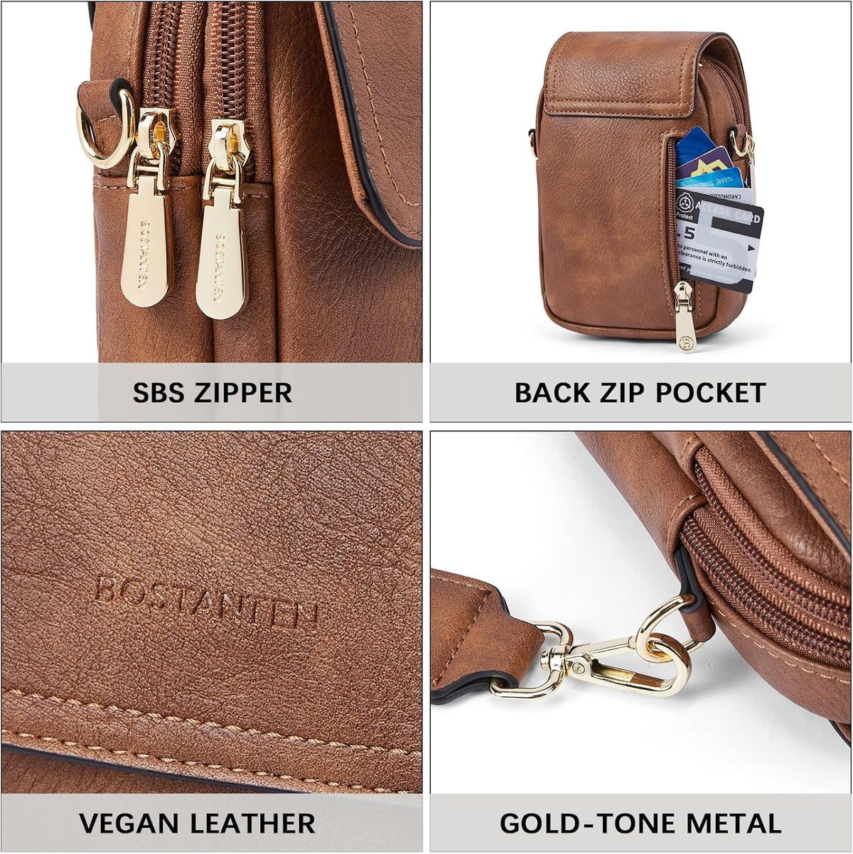 Crossbody Bags for Women Cell Phone Purse Leather Wallet Handbags with Card Slots