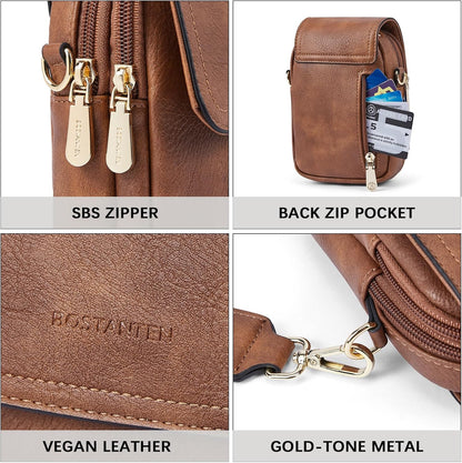 Crossbody Bags for Women Cell Phone Purse Leather Wallet Handbags with Card Slots