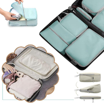 4 Pcs Compression Packing Cubes for Suitcases Travel Essentials,Durable Travel Organizers Bags,Expandable Travel Accessories for Carry on, Luggage, Suitcase Backpack