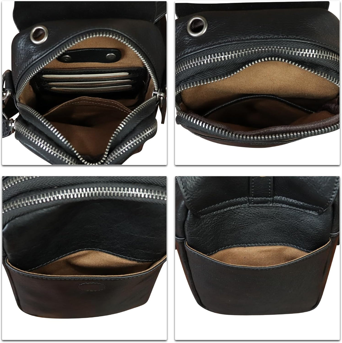 Genuine Leather Phone Purse for Women Vintage Leather Cell Phone Pouch Mini Small Shoulder Bag Crossbody Bag with Strap