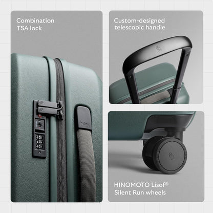 Transit Carry-On (41L carry-on luggage, with hard shell and removable packing cells) - Chalk