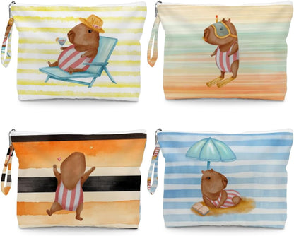Wet Bag, 4 Pack Portable Lightweight Reusable Waterproof Dry Separation Pouch for Vacation Trip Gym Shower Beach Daily Use Storage
